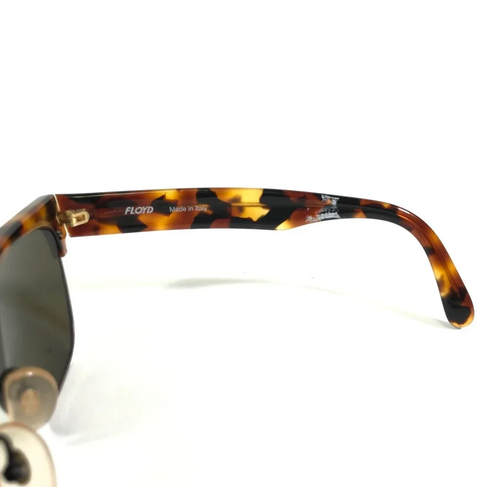 Vintage Floyd Sunglasses Mod.3003 COL.11 Tortoise Square Frames w Brown Lenses